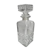 70s glass whiskey decanter