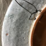Vintage dish in ceramic African drawing