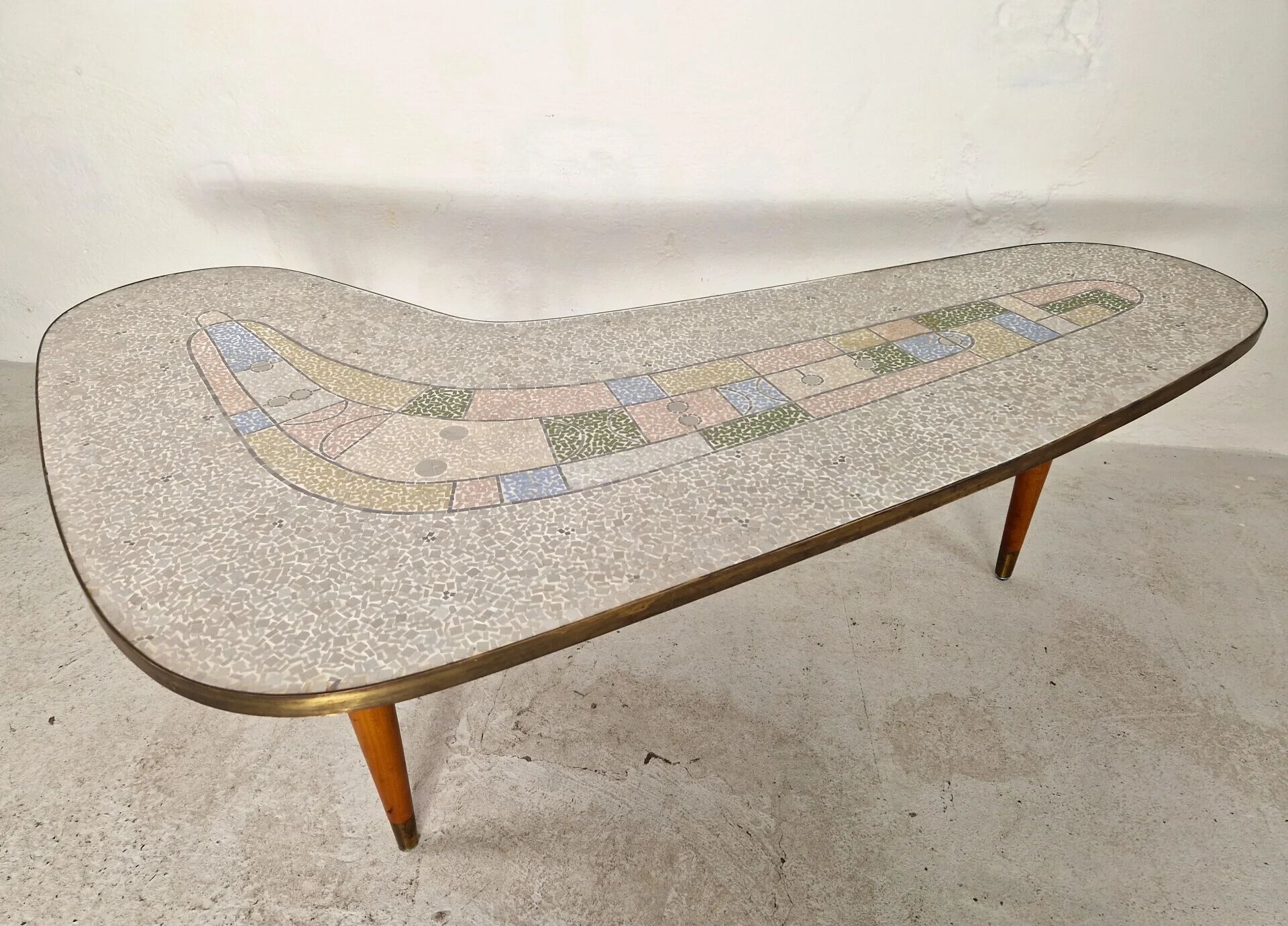 XL Berthold Müller mosaic coffee table