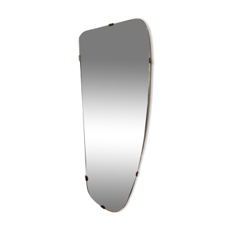 Miroir asymétrique années 1960 33x90cm