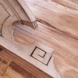 Shabby chic patina pediment