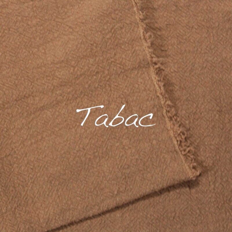 Long cushion in raw tobacco linen