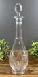 Carafe à vin en cristal taillé de Nancy