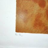 Jean-claude allenbach 1947 2007 the cypresses signed lithograph