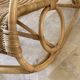 Natural rattan rocking chair.