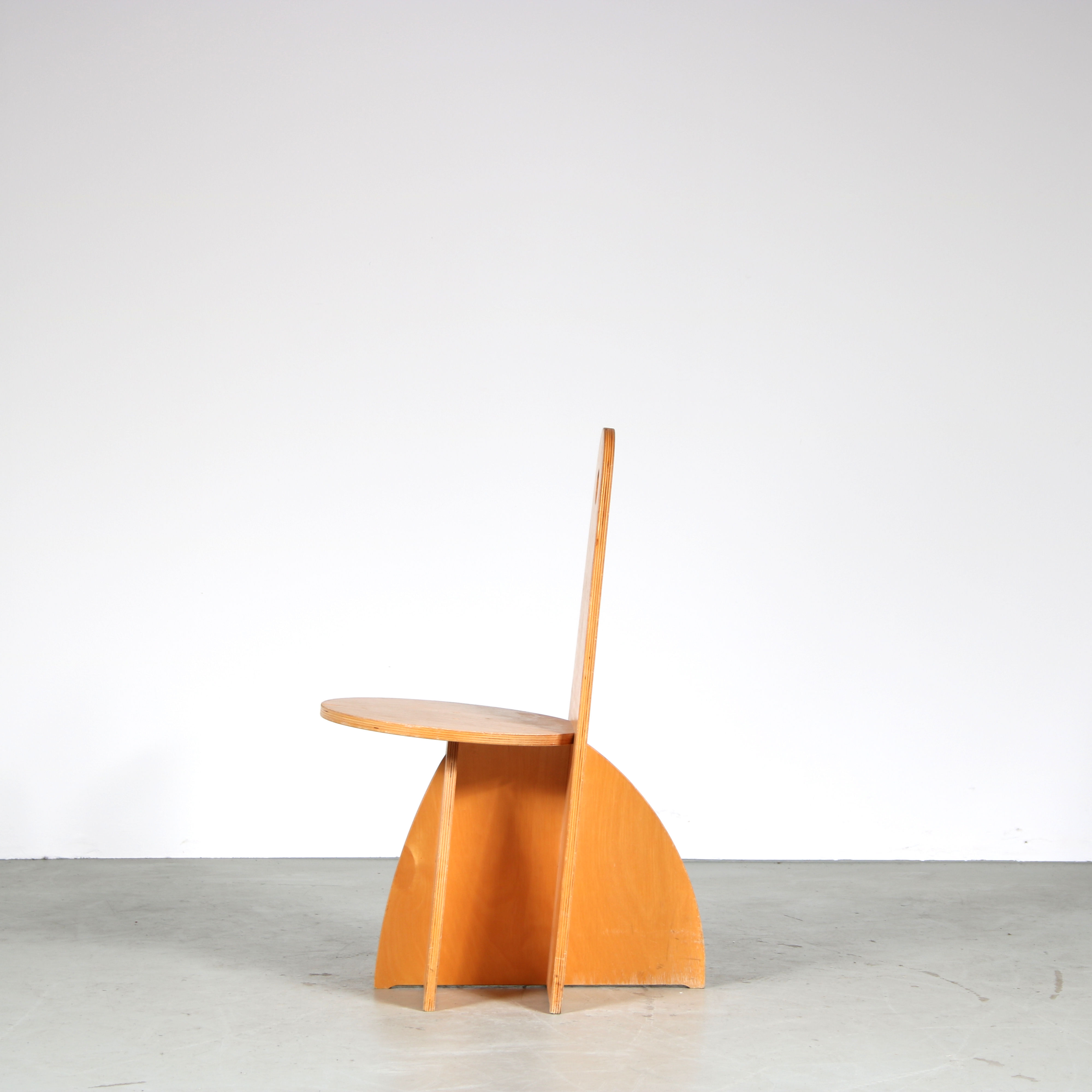 Chaise pour enfants des années 1970, Pays-Bas