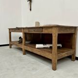 Comptoir ancien, table drapière des années 50