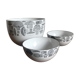 Enamelled metal bowls by Kaj Franck for Arabia 1950s