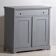 Small antique two-door chest of drawers (circa 1920) #14
