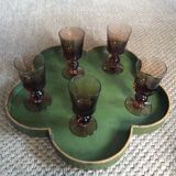 Series of 5 glasses