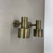 2 of 4 minimalist solid Brass "tube" SPOT Ceiling wall Lights, Italy 1970s