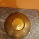 Enameled brass cup