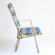 Lafuma space age folding garden chairs, 1964-74, set of two.