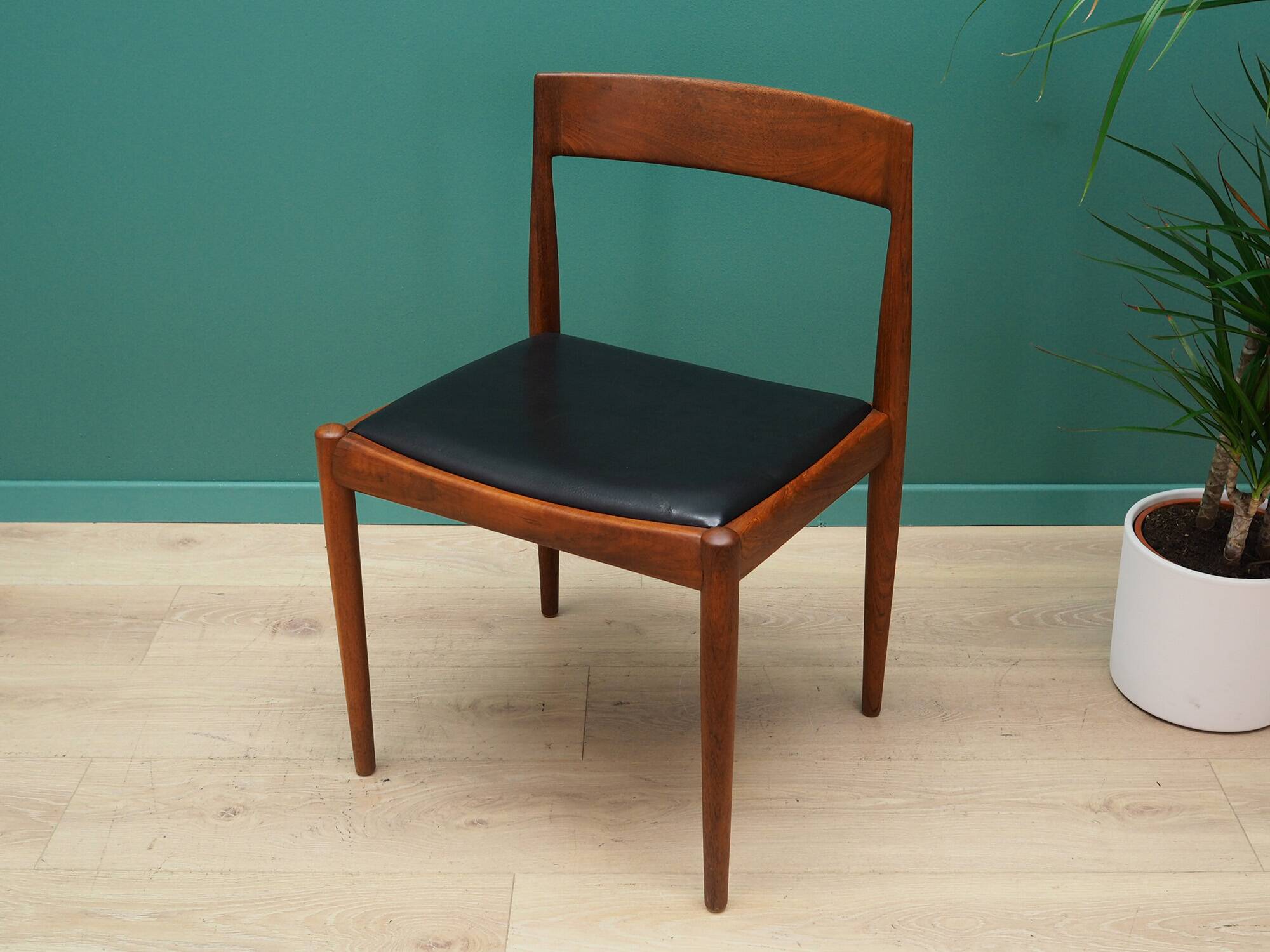 Set of four teak chairs, Danish design, 1970s, designer: Kai Kristiansen, m