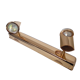 Double spot mural brass plated gold adjustable