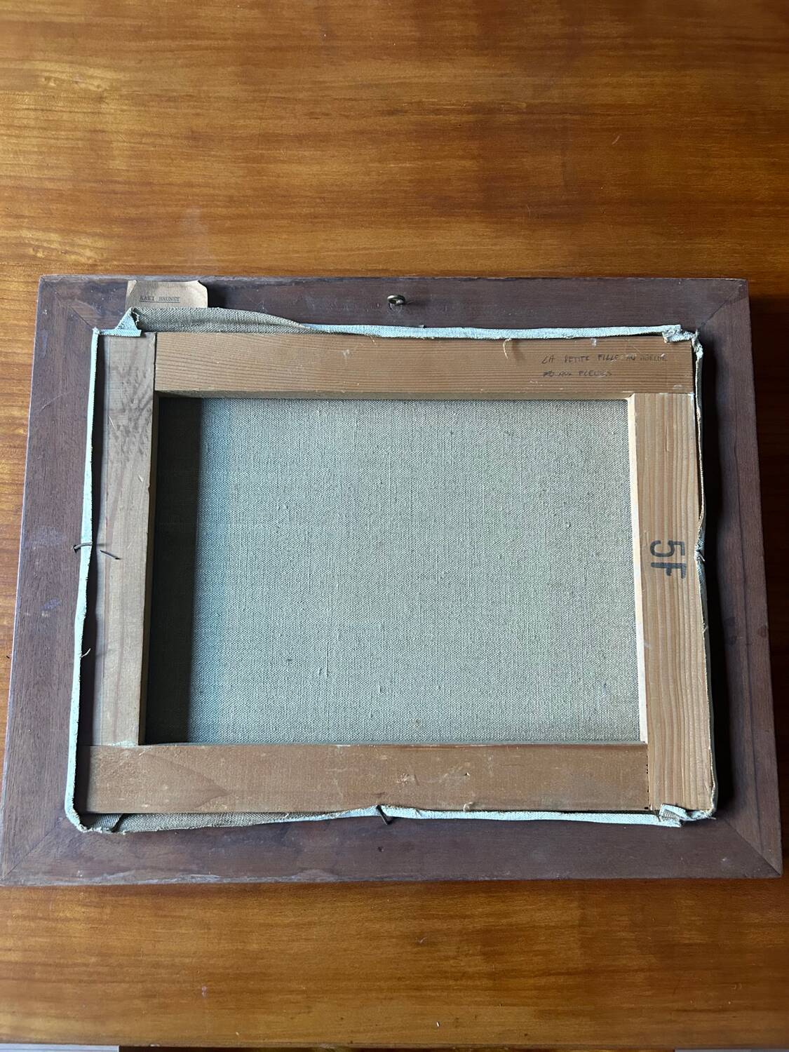 Framed painting by Kaki Brunet “flower market”