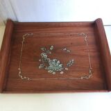 Wood and mother-of-pearl top