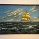 Tableau marine bateau en mer