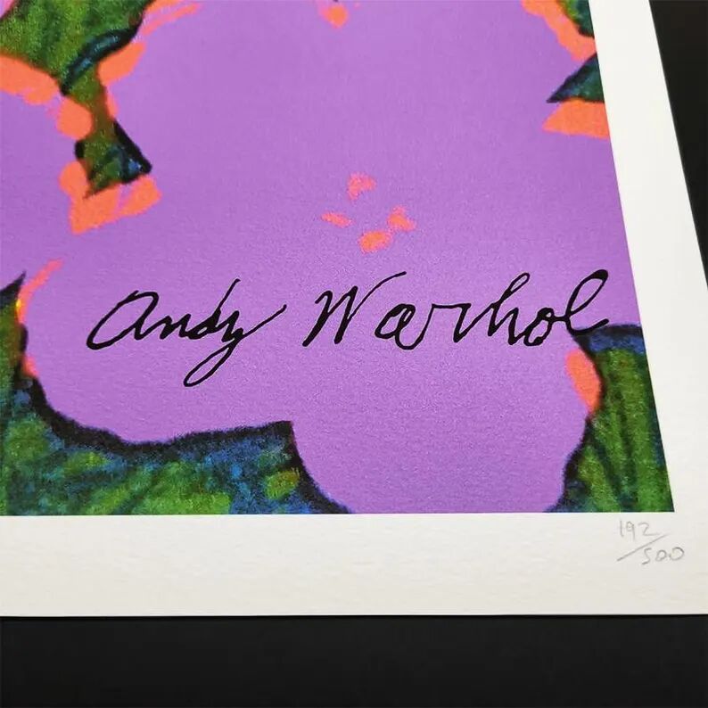 Lithographie Édition Limitée "Fleurs" par Andy Warhol par CMOA - Après - COA
