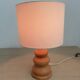 Lampe vintage en bois naturel