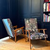 Pair of restored Scandinavian armchairs