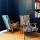 Paire de fauteuils scandinaves restaurés