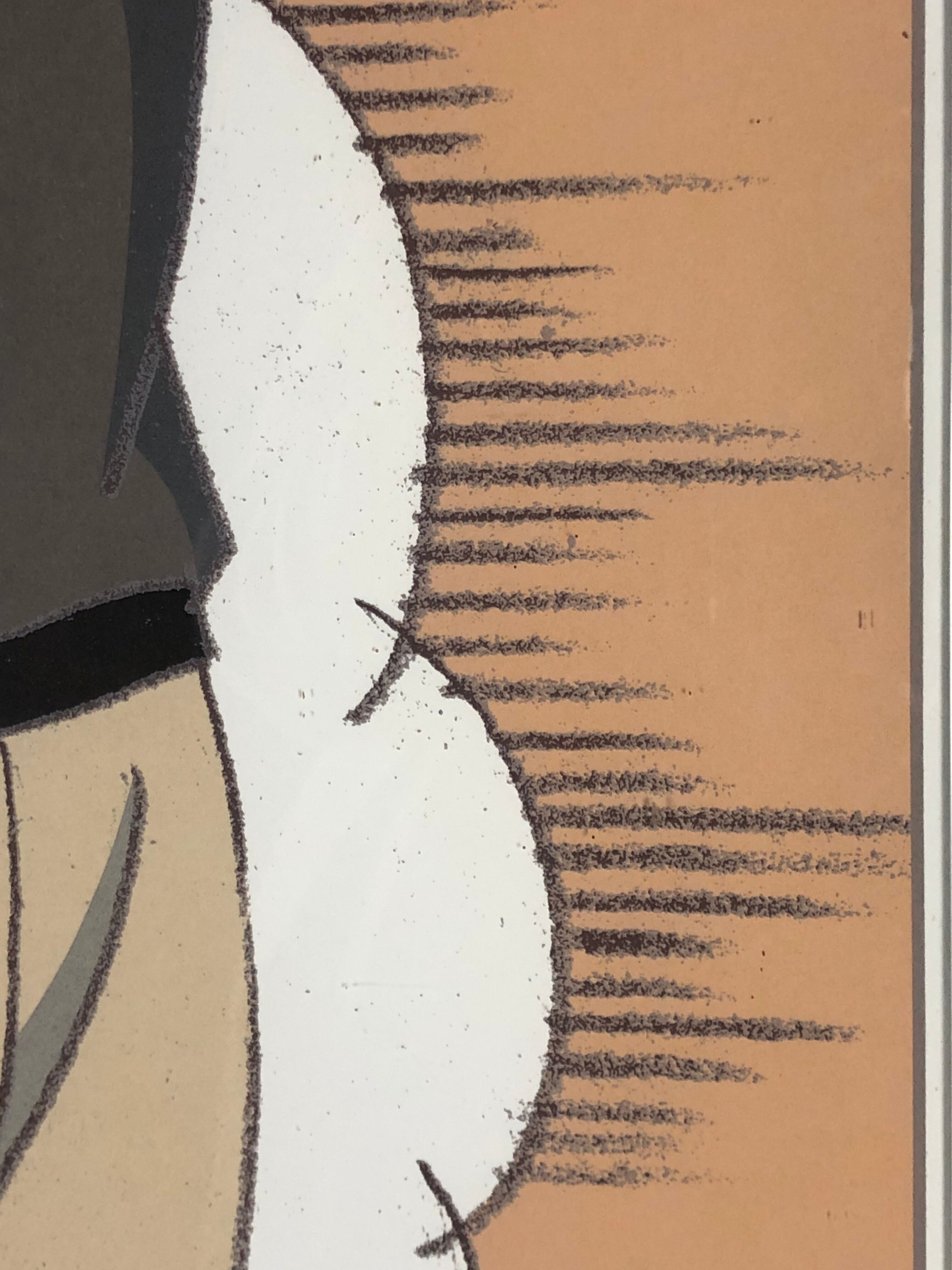 Poster "the swing" framed by René Vincent 1988