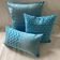 Cushion Kachin turquoise beige 50x50 cm