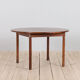 Italian mid century round extension dining table in Rosewood by Stildomus