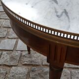 Louis XVI style coffee table with marble