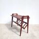 Vintage 1960s wooden magazine rack