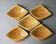 5 Verceram France faux wood ceramic bowls