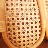 Wicker flower hanging