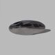 Minimalist oval steel vase