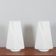 Pair of Italian striped Murano glass table lamps in style of Lino Tagliapie