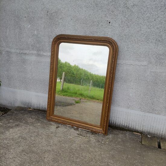 Large antique mirror Louis Philippe