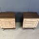 Pair of vintage italian chest of drawers, 1970s