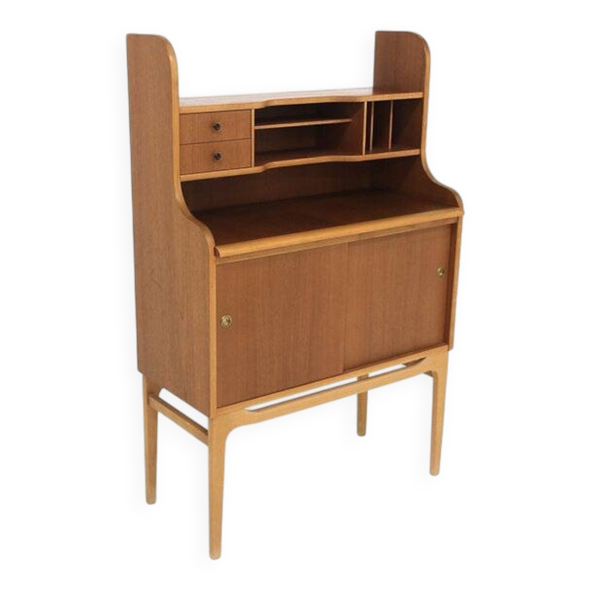 Scandinavian teak secretary desk, Sweden, 1960