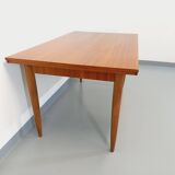 Vintage Scandinavian style dining table from the 50s and 60s in teak with extensions