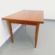 Table à manger style scandinave vintage des années 50 60 en teck avec rallonges