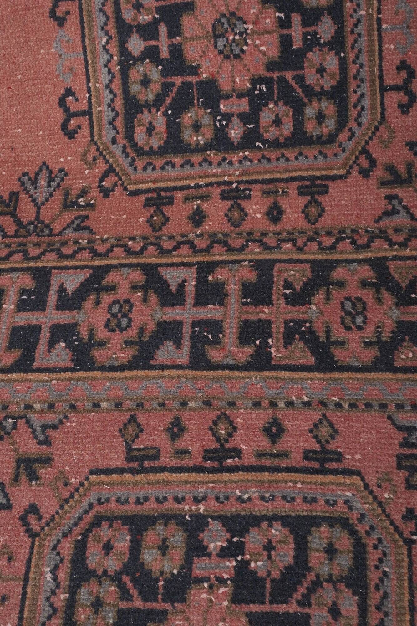 Vintage Turkish hallway rug 80x670 cm