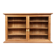 Narrow showcase in chestnut and exotic wood of the twentieth circa 1900