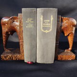Bookend in rosewood "Art Deco".
