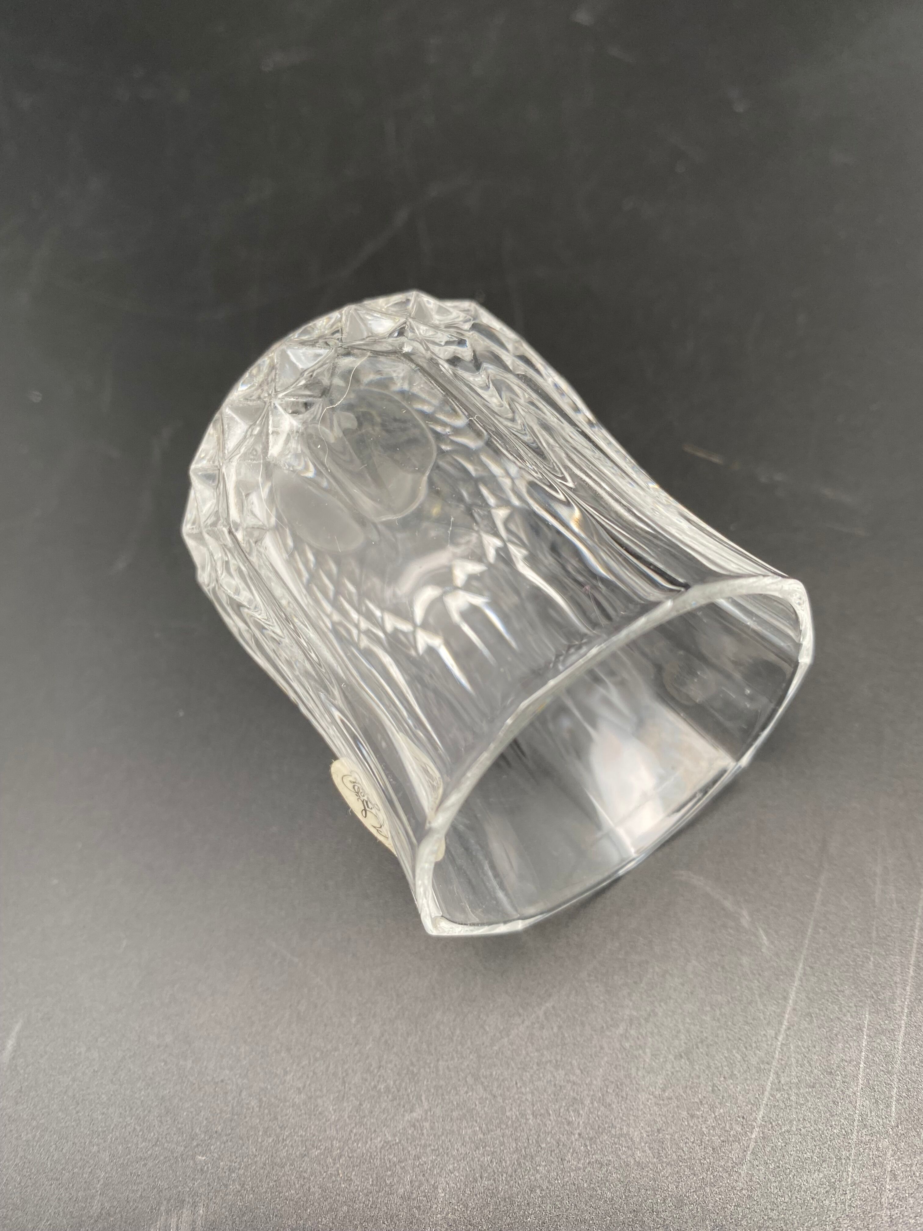 Strong alcohol glasses in Cristal d'Arques