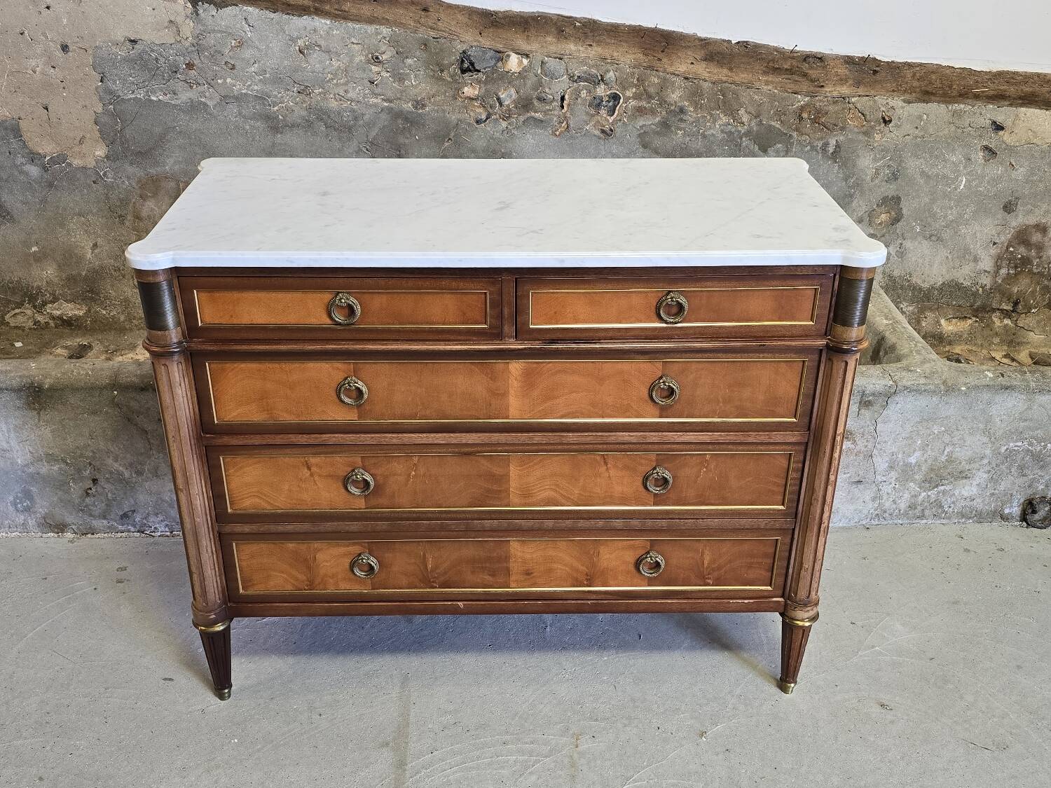 Louis XVI style chest of drawers