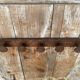 Vintage Wall Coat Rack x5 Wooden 1960s #E428