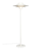 Lyfa floor lamp / cream-white / mid-century / Danish modern design / multilayer / 1970s