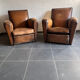 Paire de fauteuils club