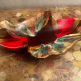 Vintage ceramic bowl / pocket bowl attributed to Vallauris.