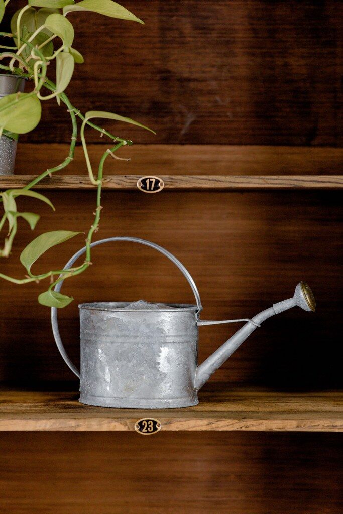 Factory locker cabinet, wood and green